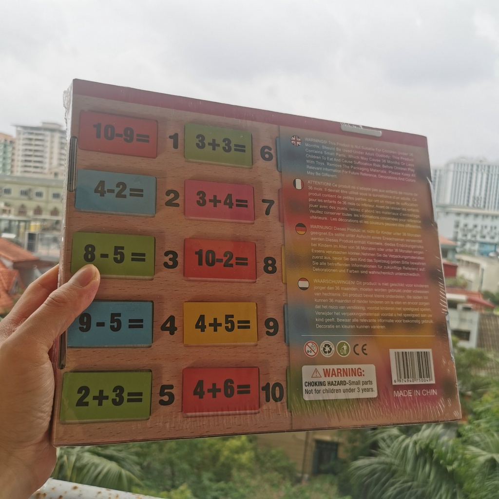 Đồ Chơi Gỗ Domino 110 Quân Giúp Bé Phát Triển Khả Năng Tư Duy Toán Học