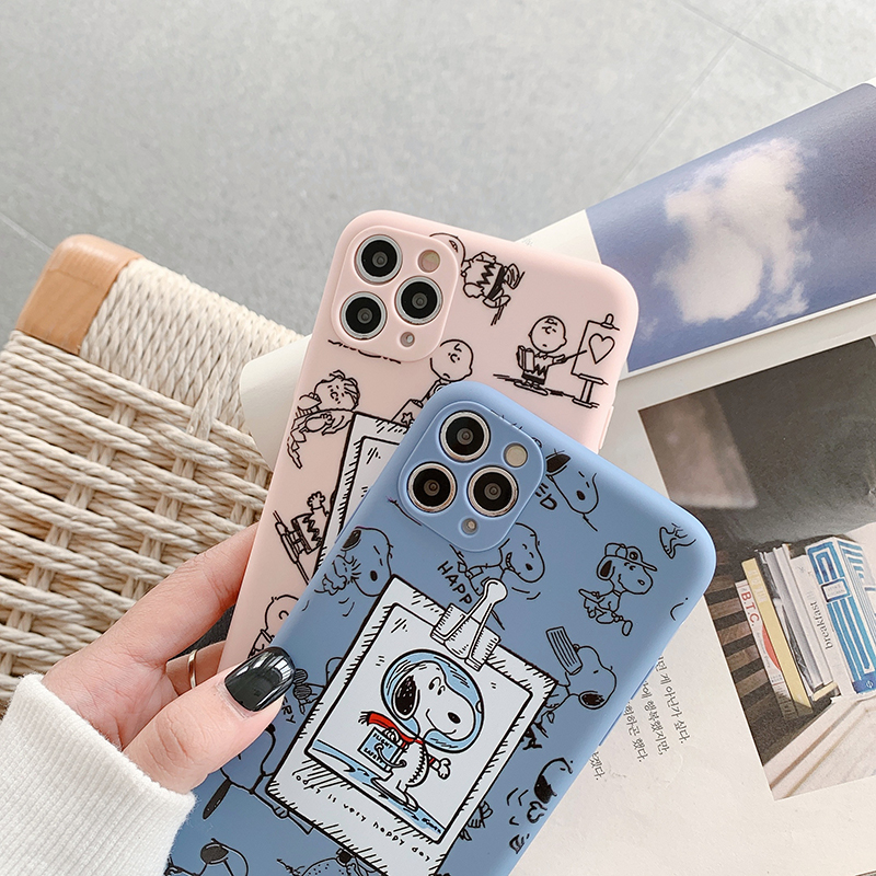 Ốp điện thoại mềm họa tiết Snoopy xinh xắn cho Xiaomi Redmi 9 Note 9s 9 8 Pro K30 Mi 10 9 8 Pro Redmi9