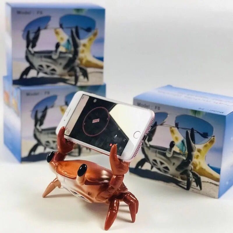 Loa Bluetooth Không Dây Hình Con Cua Ngộ Nghĩnh Cho Điện Thoại