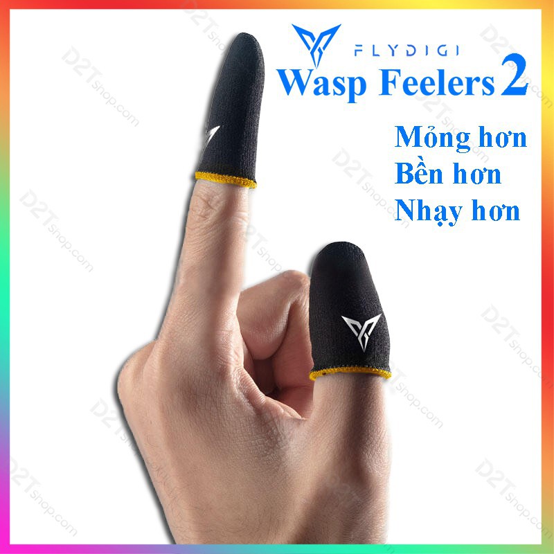 Flydigi Wasp Feelers 2 | Găng tay chơi game PUBG, Liên quân, chống mồ hôi, cực nhạy - Hàng nhập khẩu