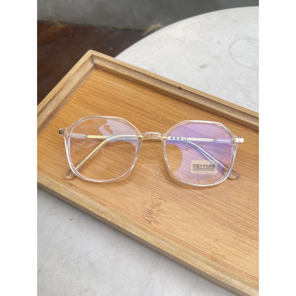 Kính Cận Nữ Shopvita Gọng Kính Tròn Trong Suốt Chống Tia Ánh Sáng Xanh Bảo Vệ Mắt Thời Trang Hàn Quốc -VT12 | BigBuy360 - bigbuy360.vn