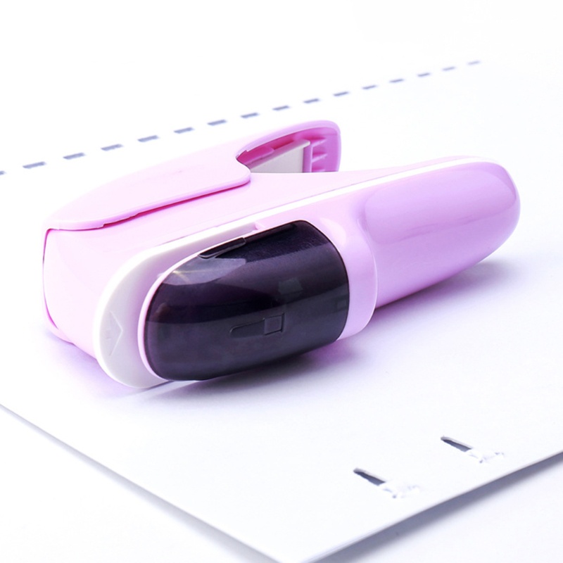 Wer No for Bấm Lỗ Giấy Mini Dễ Thương Không Cần Bấm Lỗ