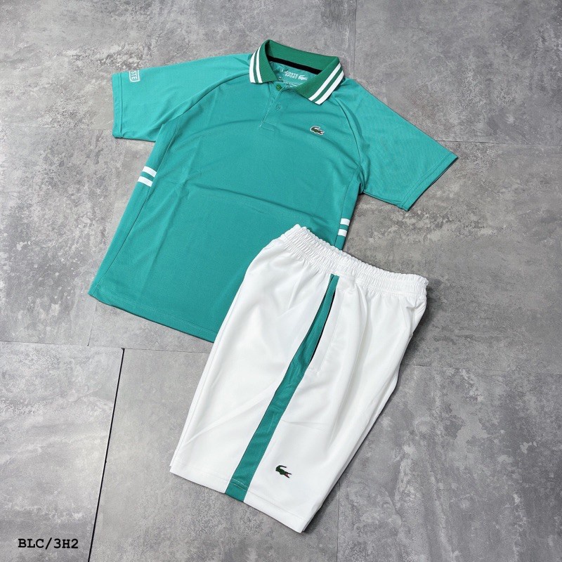 Bộ thể thao nam Tennis Lacoste. Bộ đồ quần áo nam cao cấp mẫu hot nhất hè 2021