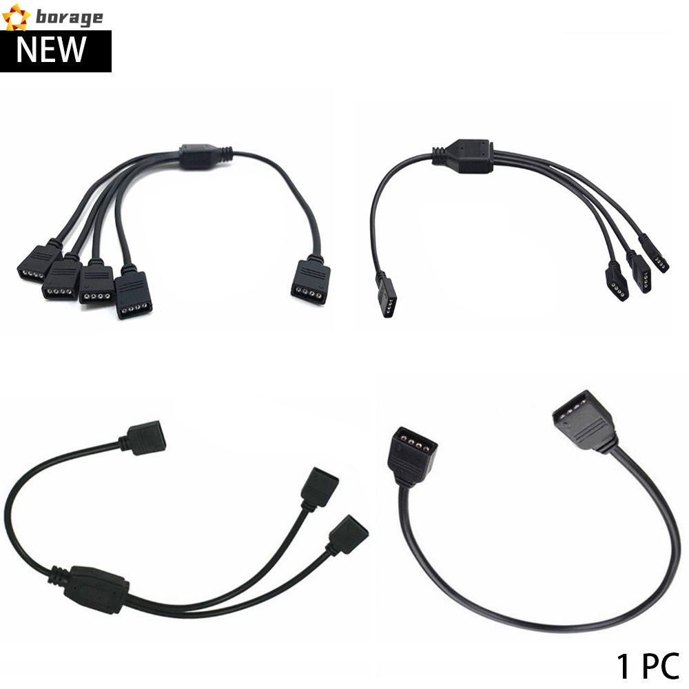 Cáp nối dài 1 ra 2 3 4 cổng đèn LED Rgb 3528 5050