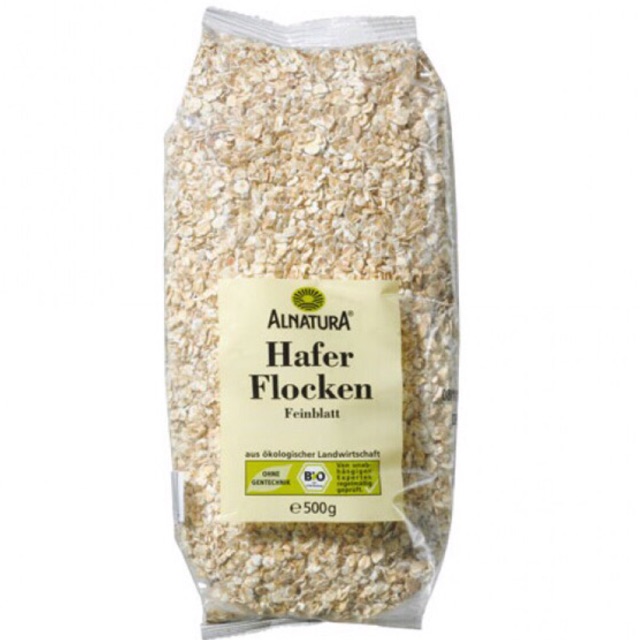 YẾN MẠCH ĐỨC HẠT CÁN SIÊU SẠCH BIO ALNATURA 500g