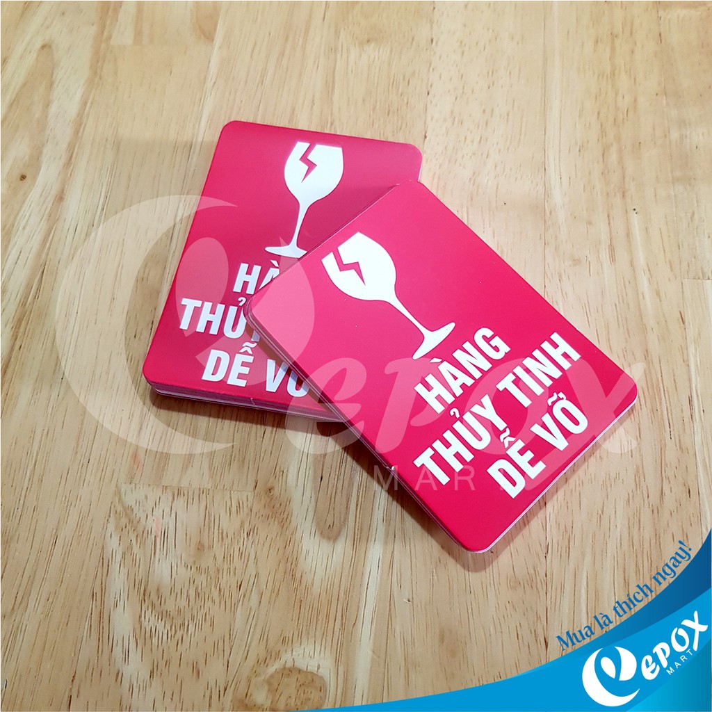 [1k] Decal hàng dễ vỡ 9cm, dán trên mọi chất liệu. | BigBuy360 - bigbuy360.vn