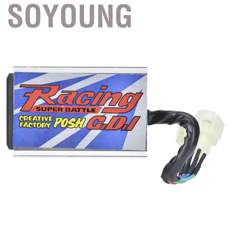 Hàng HOT SOYOUNG Bộ Đánh Lửa Cdi 4 Pin + 2 Giao Diện Gy6 Cho 150cc 200cc Phụ Kiện CDI Không Giới Hạn Tốc Độ Mô Tô GY6 Wild Chất Lượng Cao