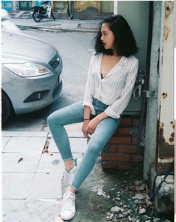 Áo Sơmi Kẻ 1 Sọc