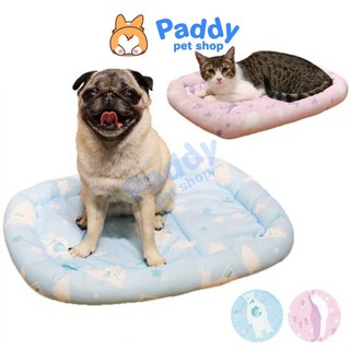 Nệm Giường Oval Vải Lạnh Hạ Nhiệt DoggyMan Cho Chó Mèo