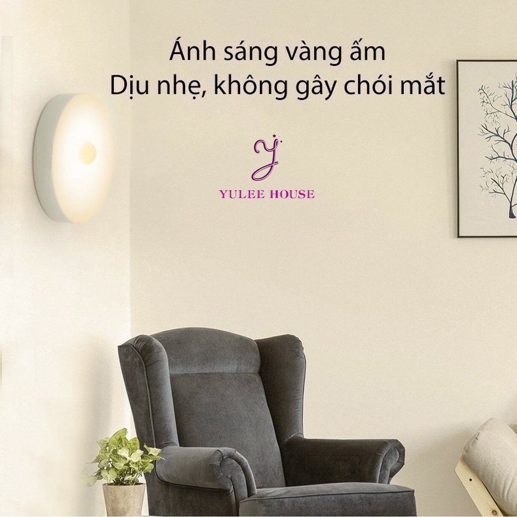 ĐÈN LED DÁN TƯỜNG CẢM BIẾN THÔNG MINH - ĐÈN CẢM ỨNG CHUYỂN ĐỘNG - KÈM SẠC USB