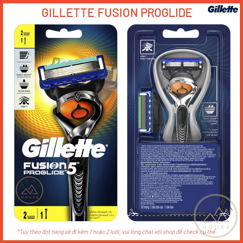 Dao cạo râu 5 lưỡi Gillette Fusion