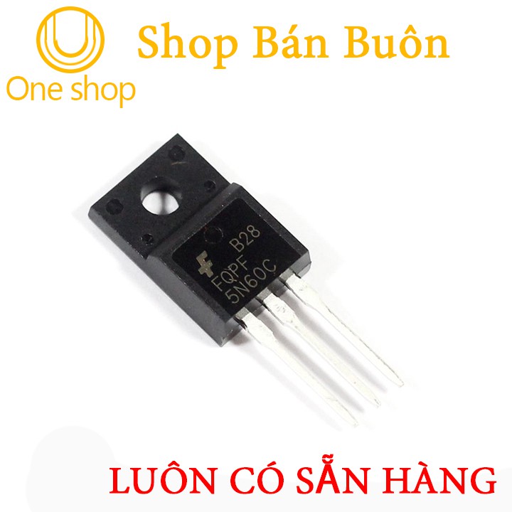 MOSFET 5N60 TO-220 5A 600V N-CH Nhỏ Gọn, Tiện Lợi