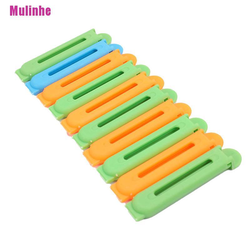 Set 10 Kẹp Miệng Túi Thực Phẩm Di Động Mới Cho Nhà Bếp