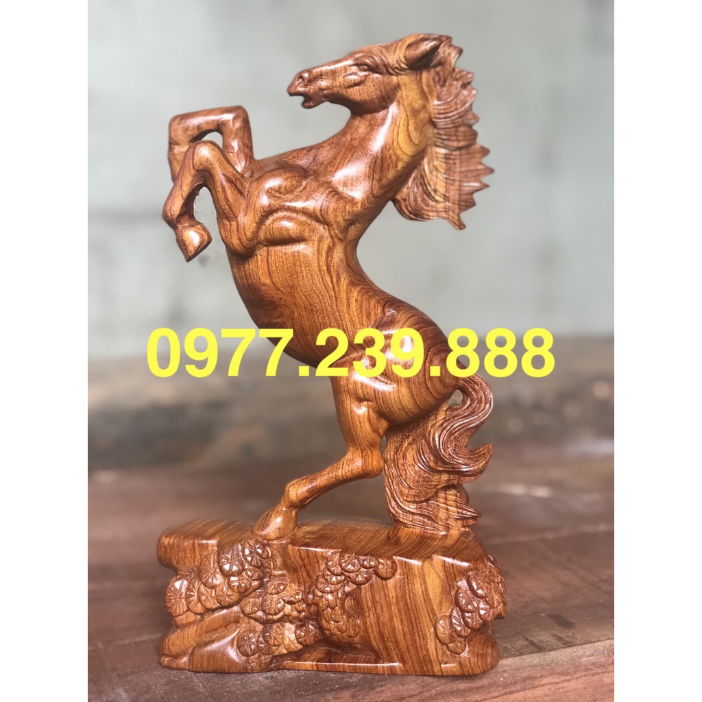 bán tượng ngựa bằng gỗ hương