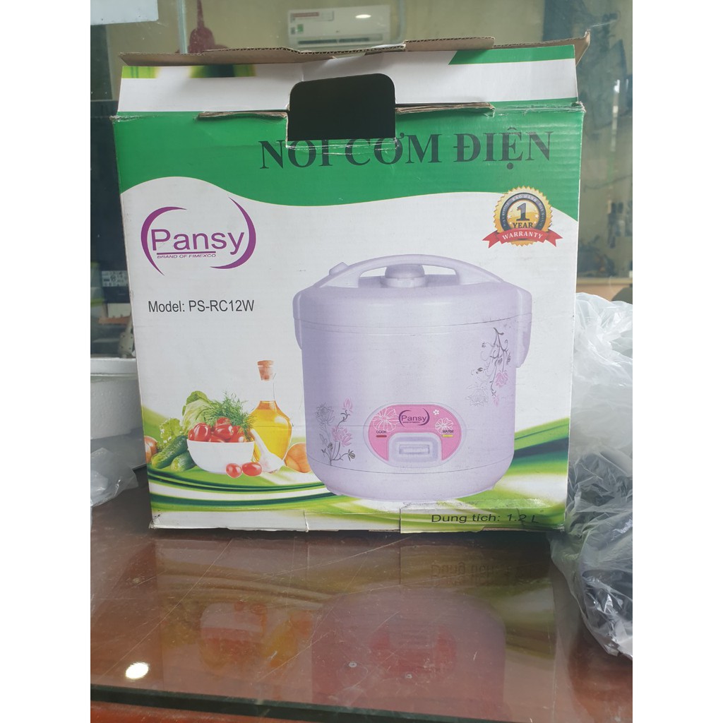 NỒI CƠM ĐIỆN 1.2L NẮP GÀI (HÀNG THANH LÝ TỒN KHO BỊ MÓP NHẸ) | BigBuy360 - bigbuy360.vn