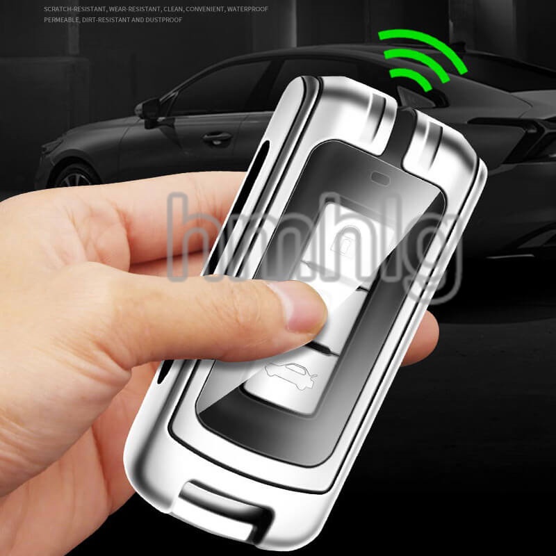 Vỏ Bọc Chìa Khóa Điều Khiển Từ Xa Bằng Da + Silicon Cho Mitsubishi Xpander Prime 2023 Montero Sport 2022 Xpander Cross Pajero Montero Triton Outlander ASX