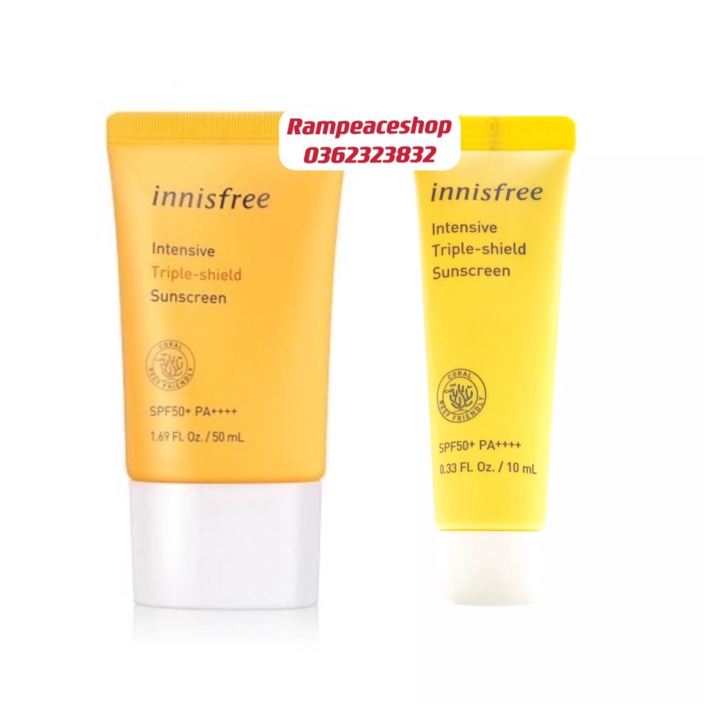 Kem chống nắng Innisfree Intensive Triple Shield Sunscreen SPF50+ PA++++