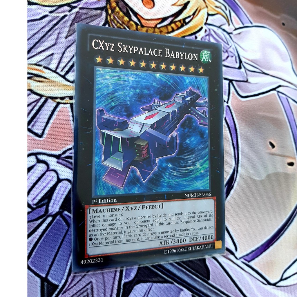 Thẻ Bài Mint90 Yugioh Monster CXyz Skypalace Babylon - NUMH-EN046 - Secret