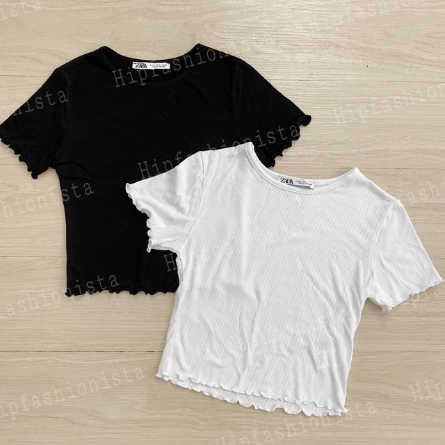 Áo crop top thun gân lai xoắn biên chất thun gân lụa mềm co giãn thoải mái form áo ôm tôn dáng (Hình Thật)