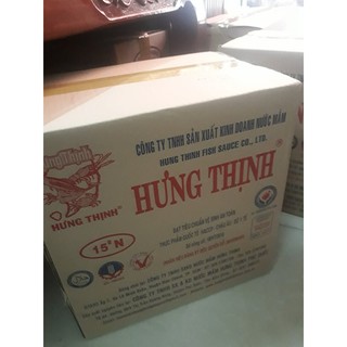 Nước mắm Hưng Thịnh thùng 15 độ 12 chai 620 ML