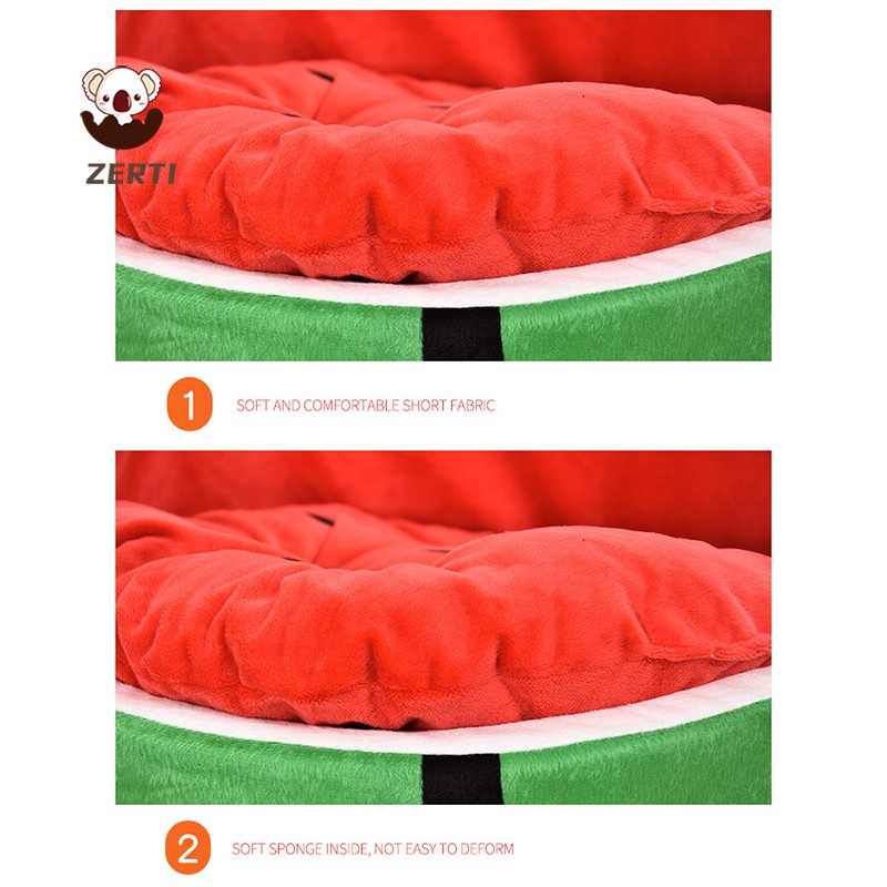 Giường Ngủ Hình Dưa Hấu Cho Thú Cưng