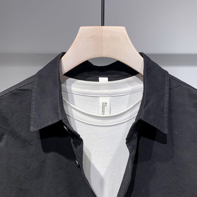 Áo Sơ Mi Tay Dài Dáng Rộng Thời Trang Cá Tính Dễ Phối Đồ Cho Nam