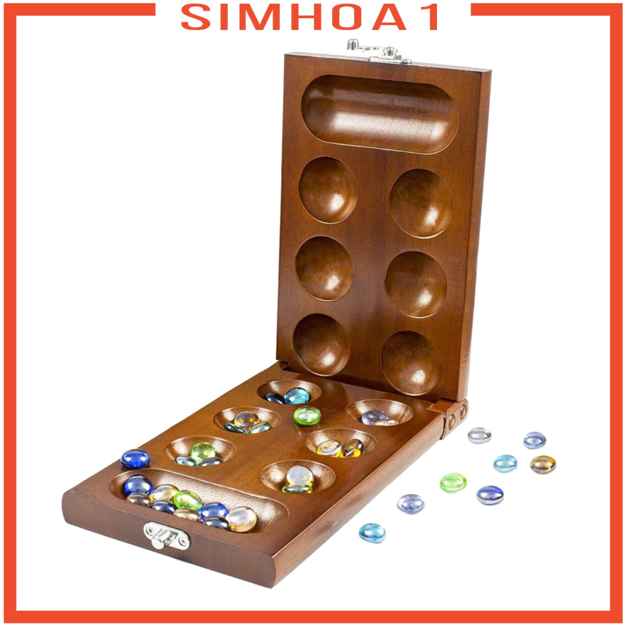 Bộ Trò Chơi Chiến Lược Mancala Strategy Bằng Gỗ Vui Nhộn Cho Người Lớn Và Trẻ Em