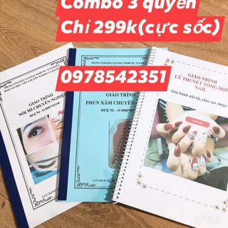 Combo hướng dẫn nail-mi-phun xăm