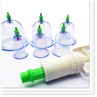 Bộ Giác Hơi 12 Ống Hút Chân Không,không cần dùng lửa
