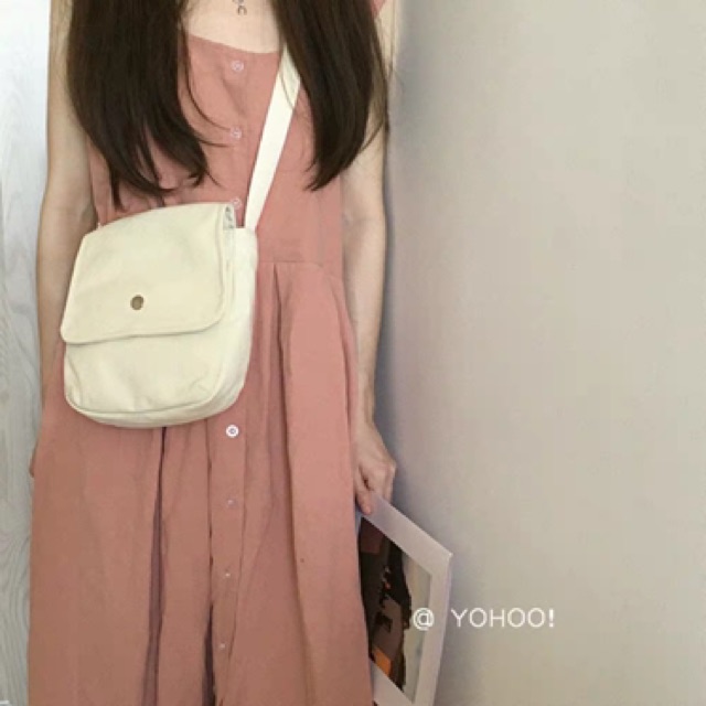 Túi bì thư đeo chéo size nhỏ ulzzang(có sẵn, hình thật)