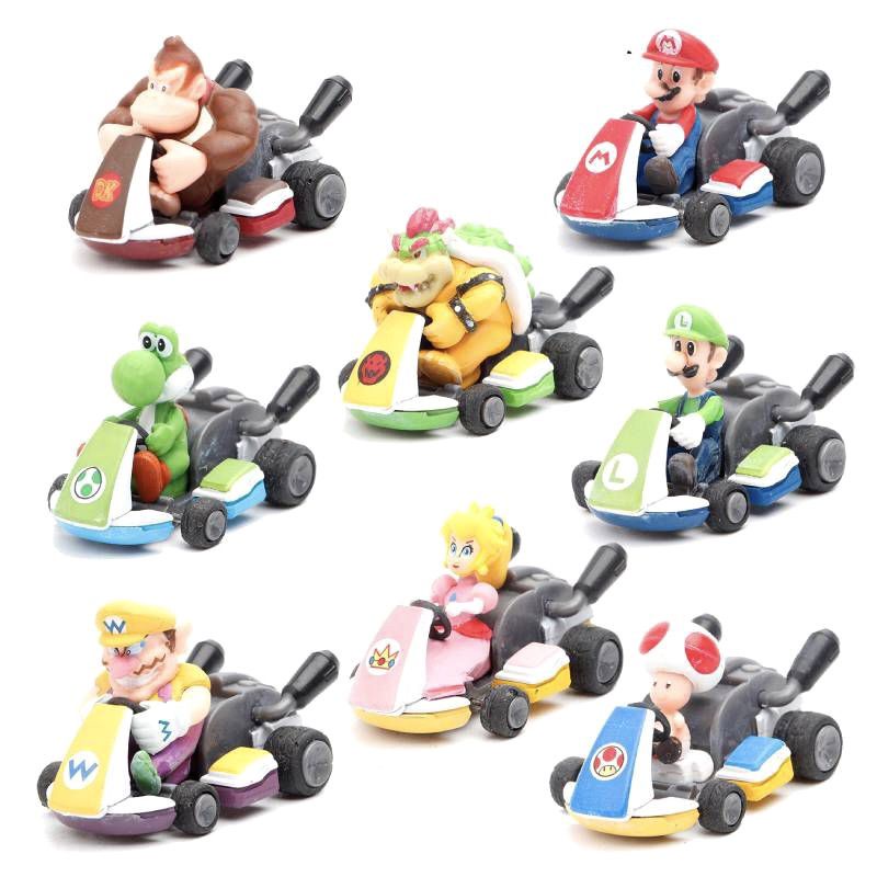 Set 8 Mô Hình Đồ Chơi Nhân Vật Super Mario