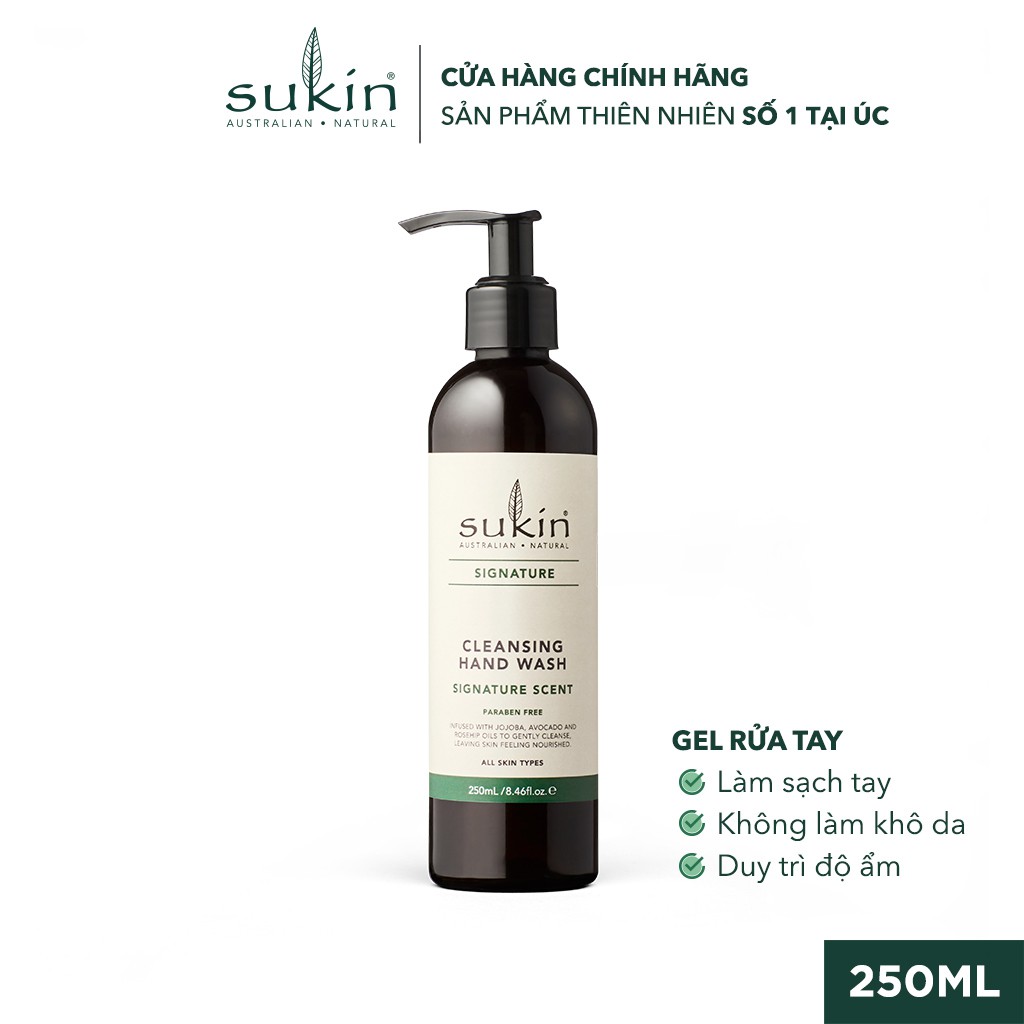 Gel Rửa Tay Sukin Signature Cleansing Hand Wash Signature Scent 250ml | BigBuy360 - bigbuy360.vn