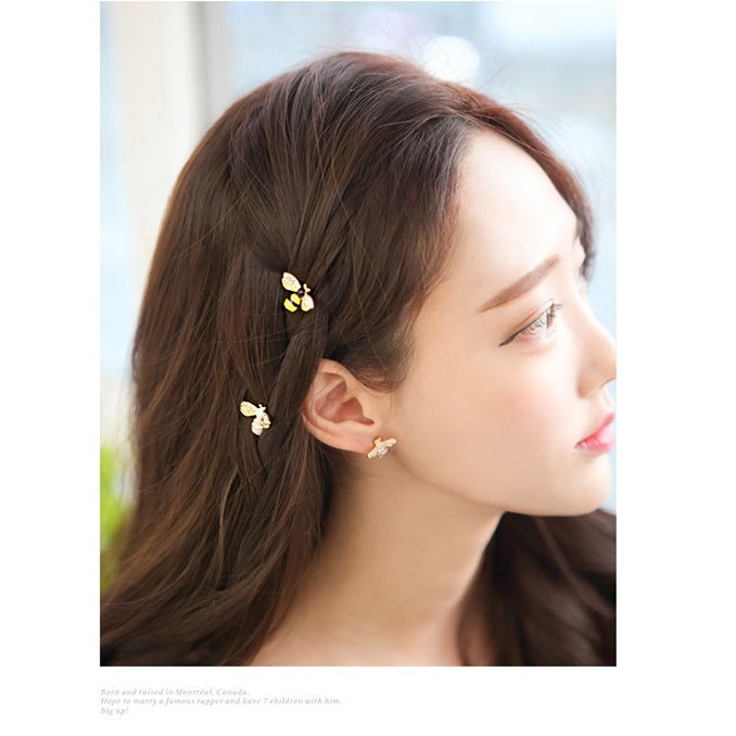 Korean Style Cute Bee-shaped Hairpin