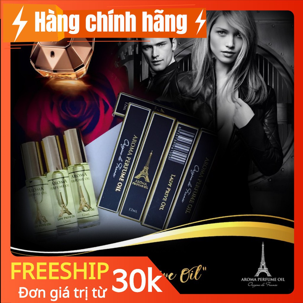 LADY MILLION PRIVE PACO RABANNE Nước hoa tinh dầu Pháp 12ml dạng lăn - LADY PRIVE