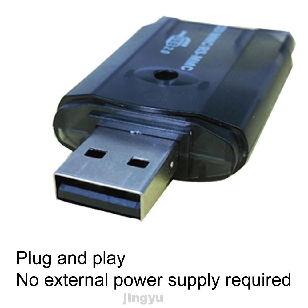 Đầu Đọc Thẻ Nhớ Sd Mmc Usb 2.0 Mini Đa Năng Tiện Dụng Cho Gia Đình / Văn Phòng