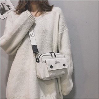 TÚI TOTE VẢI ĐEO CHÉO HÀN QUỐC CHỮ DCY