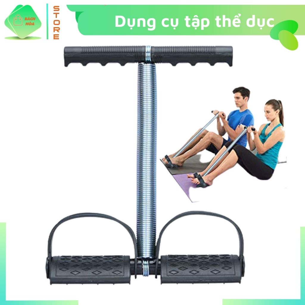 Dụng Cụ Tập Thể Dục Tummy Trimmer Có Dây Kéo Lò Xo Tập Cơ Bụng, Tập Tay Chân Tại Nhà Tiện Dụng