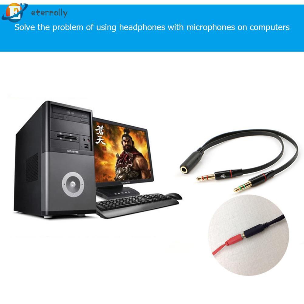 Dây Cáp Chuyển Đổi Âm Thanh 3.5mm Female Sang 2 Đầu Đực 1.14 | BigBuy360 - bigbuy360.vn