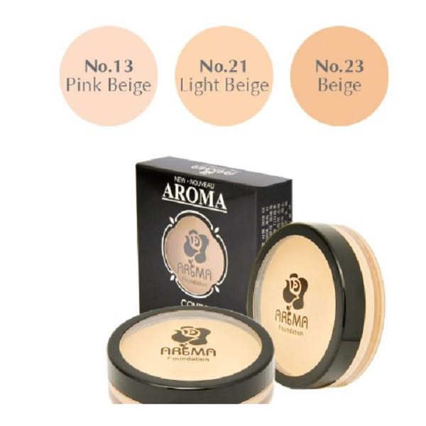 Kem che khuyết điểm AROMA cover foundation 14g C211 - C423Kem che khuyết điểm