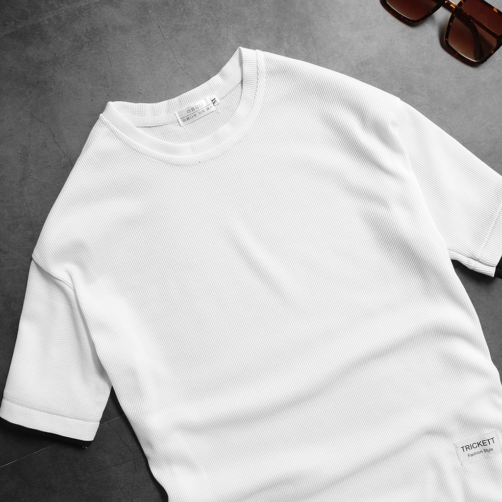 Áo thun nam cổ tròn tay ngắn chất thun tổ ong cao cấp thiết kế thời trang nam tính siêu hót BMF