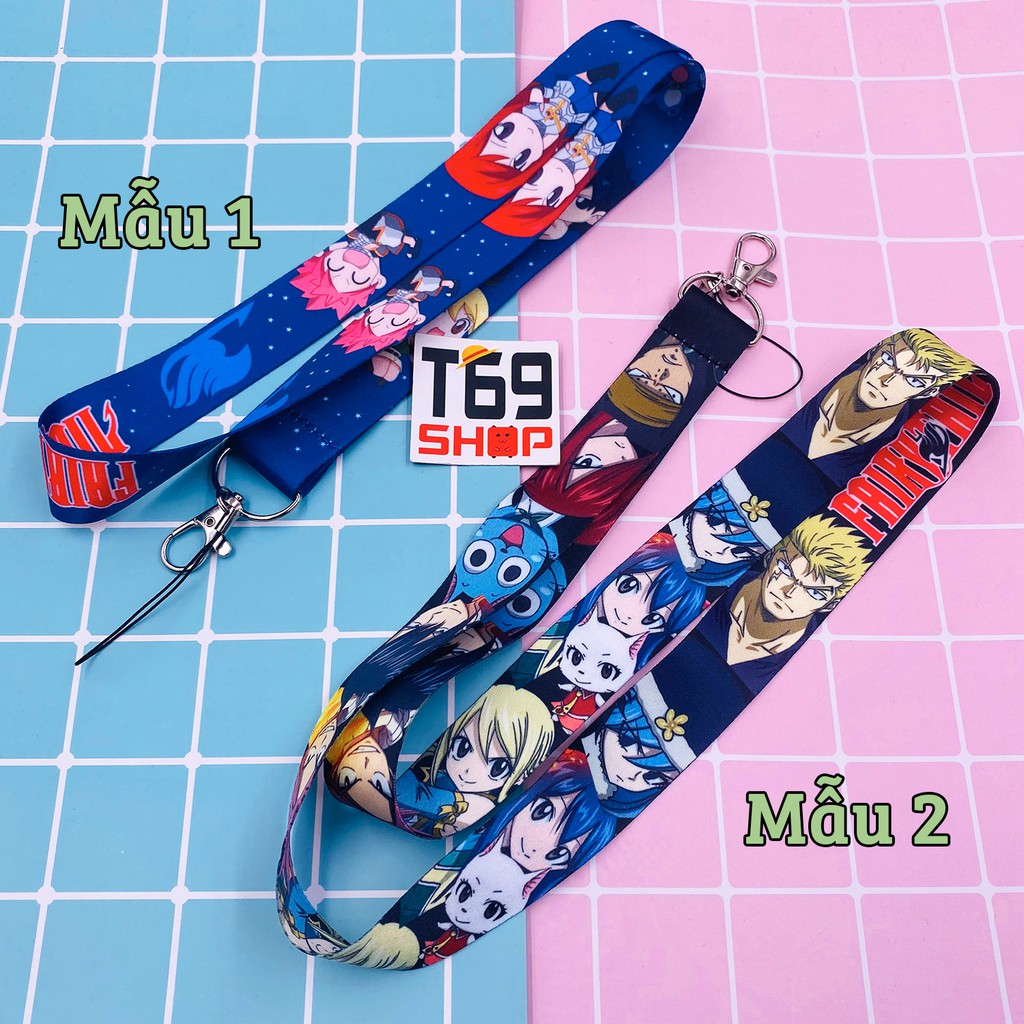 Móc khoá dây strap anime Fairy Tail