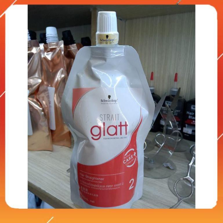 thuốc duỗi tóc siêu thẳng glatt schwarzkopf 400ml (túi duỗi 0,1,2)