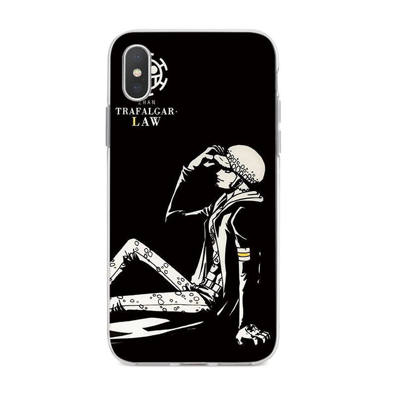 Ốp Lưng iPhone X 6 6s 6Plus 6s Plus 7 7Plus 8 8Plus 5 5s SE TPU mềm Case One Piece Black