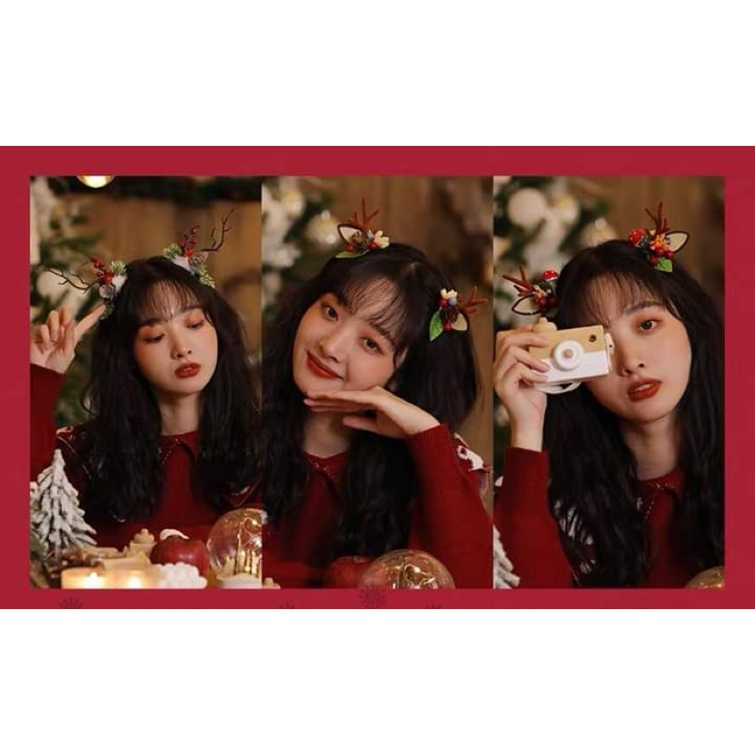 Kẹp tóc nữ giáng sinh