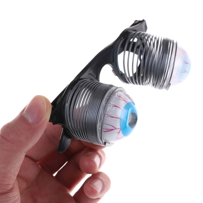 Mắt Kính Gọng Lò Xo Vui Nhộn Kèm Bóng Lông