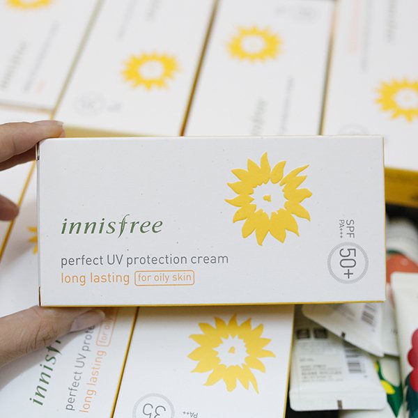 Kem Chống Nắng Perfect UV Protection Cream Long Lasting For Oily Skin Innisfree SPF 50 PA+++ (Cho Da Dầu)