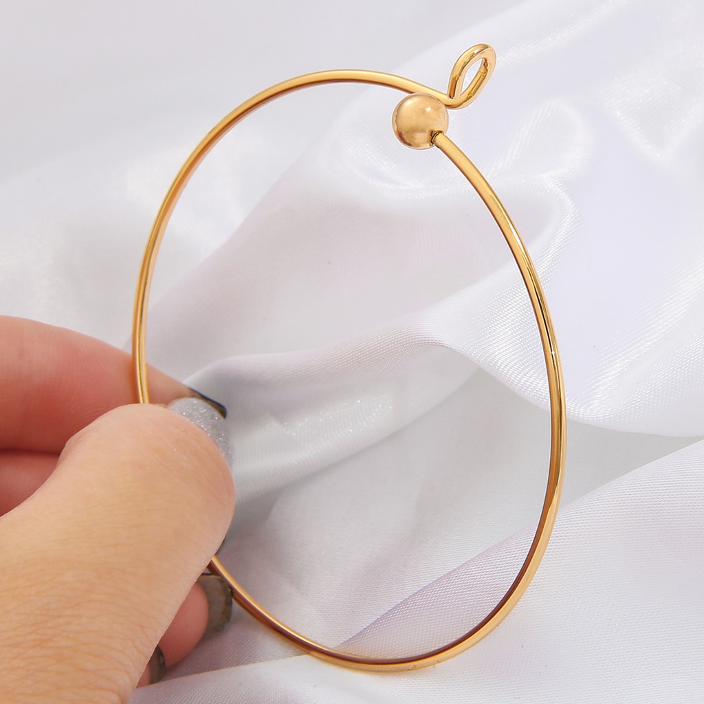 Mặt trang sức Beadia bằng đồng mạ vàng 18k thiết kế thời trang thích hợp làm vòng tay dây chuyền
