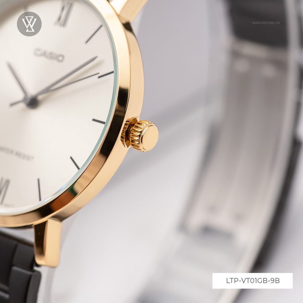 Đồng Hồ Quartz Nữ Casio WATCHSTORE LTP-VT01GB-9BUDF Thiết Kế Kính Khoáng 34mm, Dây Kim Loại Và Vỏ Thép Không Gỉ