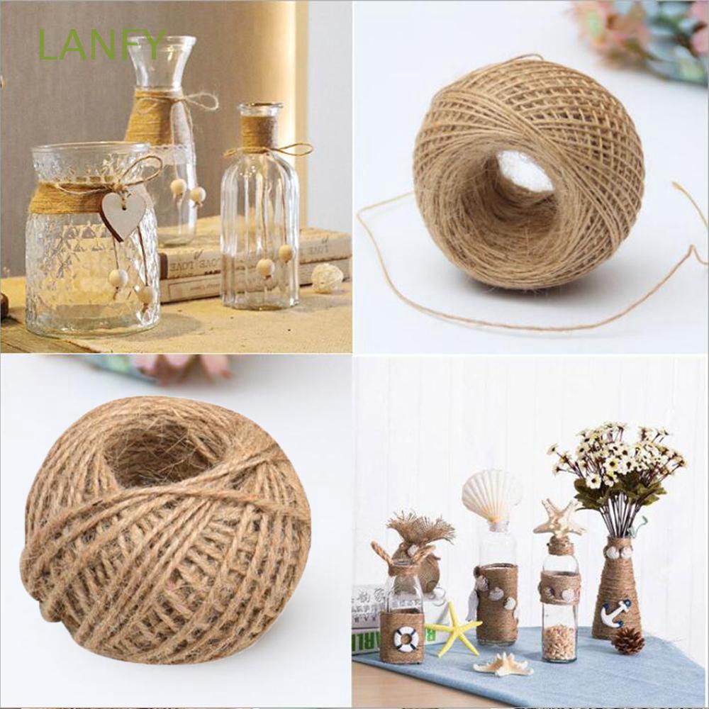 Cuộn dây thừng trang trí thủ công 100m 1 / 2 / 3mm