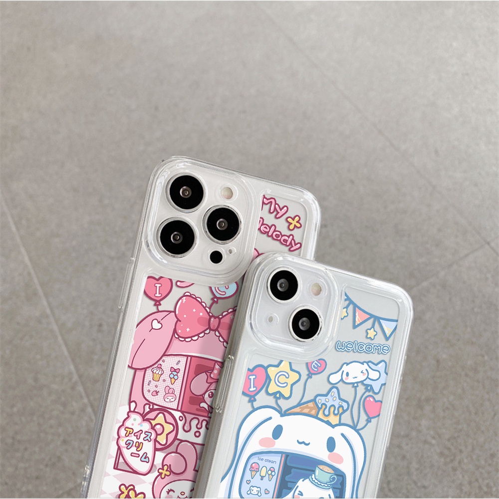 Ốp Điện Thoại Trong Suốt In Hình Cinnamoroll / Không Gian Cho iPhone 13 12 11 X XS Pro Max XR 7 8 Plus